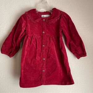 Zara Kids Vibrant Red Dress